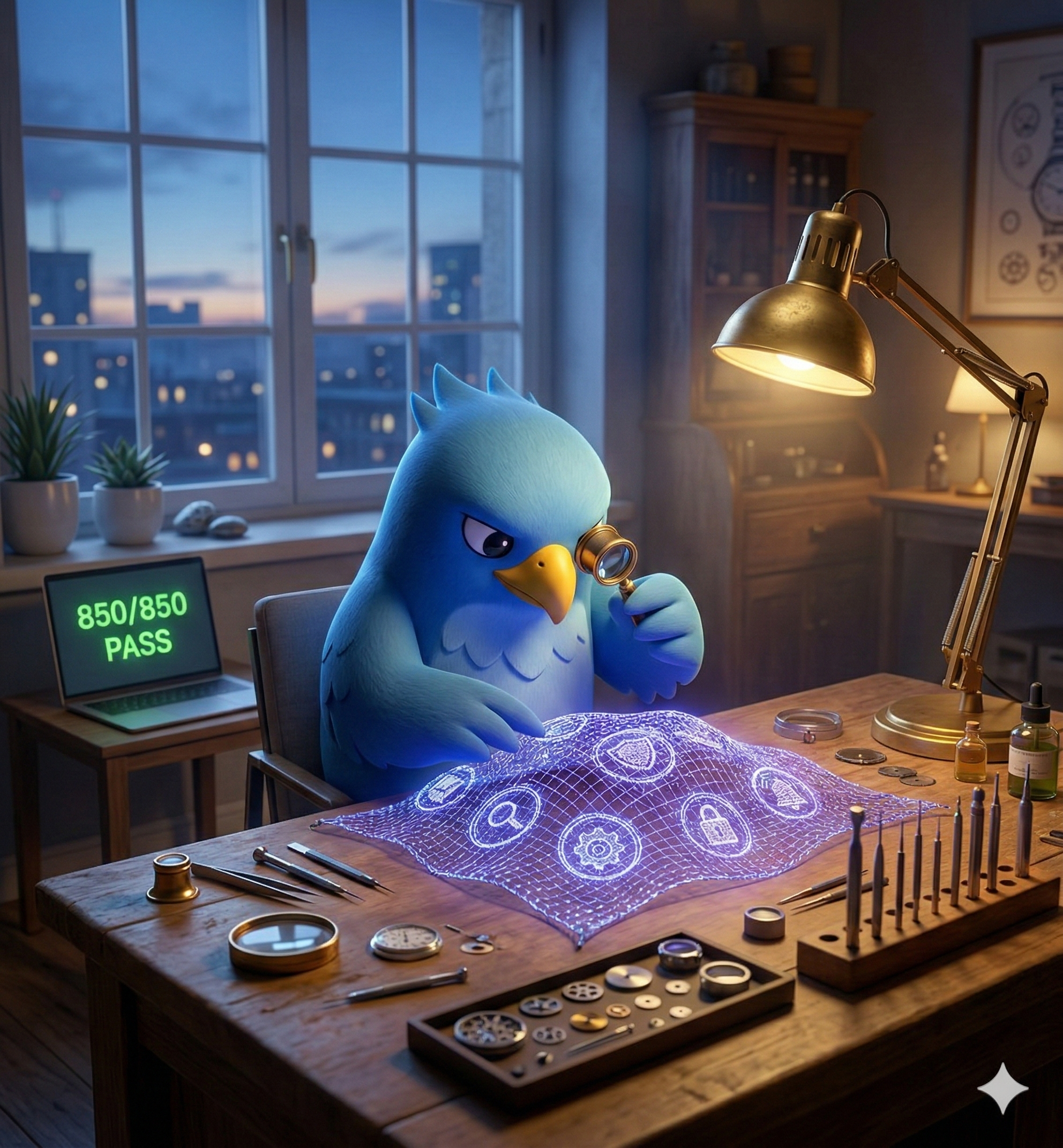 見えない穴を、ひとつずつ塞ぐ - 時計職人の工房で安全網を検査するFalcoya